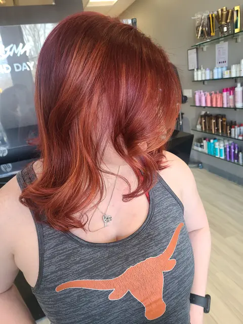 Client hair after a haircut service at Prima Hair and Day Spa, example 1