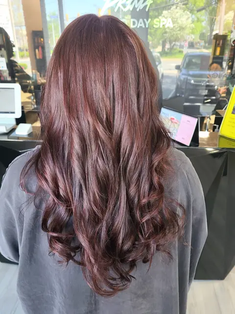 Client hair after a haircut service at Prima Hair and Day Spa, example 2