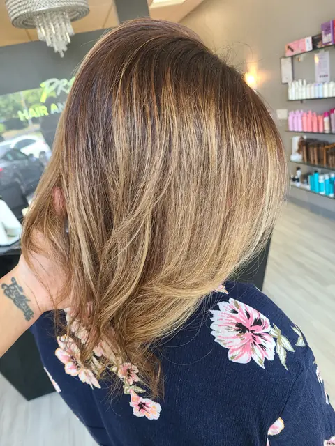 Client hair after a haircut service at Prima Hair and Day Spa, example 3
