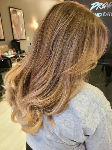 Client hair after a haircut service at Prima Hair and Day Spa, example 4