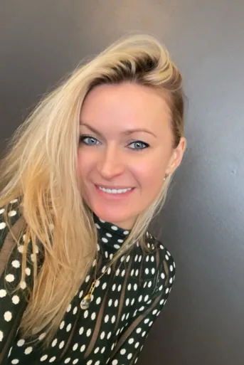 Alla Pavare, front desk and salon manager at Prima Hair and Day Spa